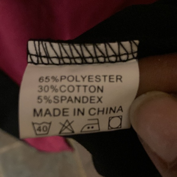 NWT Homeyee | Women’s Fushia/Black Stretch Tunic Pencil Sheath Dress - Size 16 - Picture 15 of 15